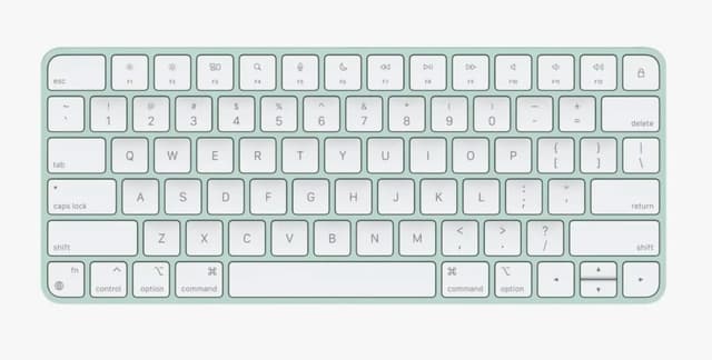 Apple Magic Keyboard - Green (QWERTY English) (Renewed)