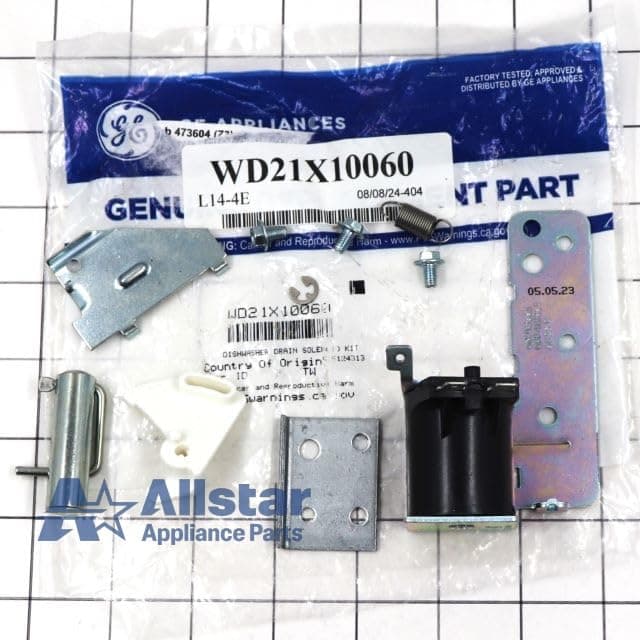 WD21X10060 Dishwasher Drain Solenoid Kit