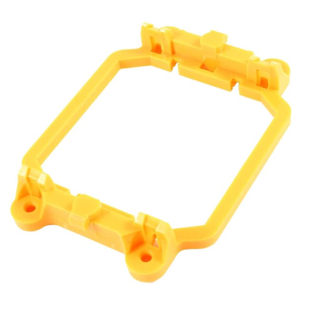 uxcell AMD CPU Fan Bracket PC Computer Motherboard Fan Retainer Bracket Stand for AMD AM2 AM3 Socket, Yellow