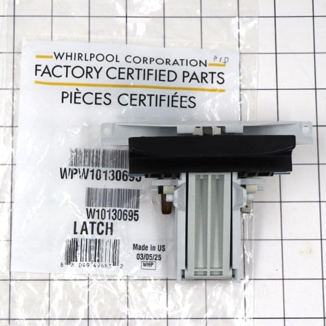 WPW10130695 Dishwasher Door Latch Assembly