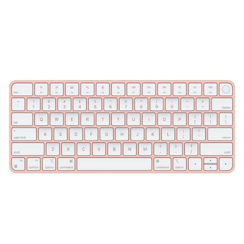 Apple Magic Keyboard with Touch ID for Mac Models with Apple Silicon (QWERTY English) Pink (Renewed)