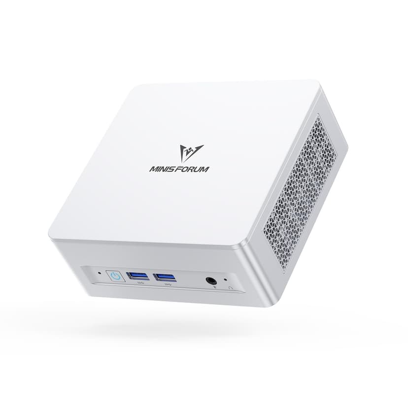 MINISFORUM Mini PC UM870 Slim,AMD Ryzen 7 8745H(8C/16T,Up to 5.0GHz),AMD Radeont 780M Mini Computer,32GB DDR5 RAM &&512GB PCIe 4.0 SSD,Support 8K@60Hz HDMI 2.1/USB4 Output,WIFI6E/BT5.3/Auto Power On