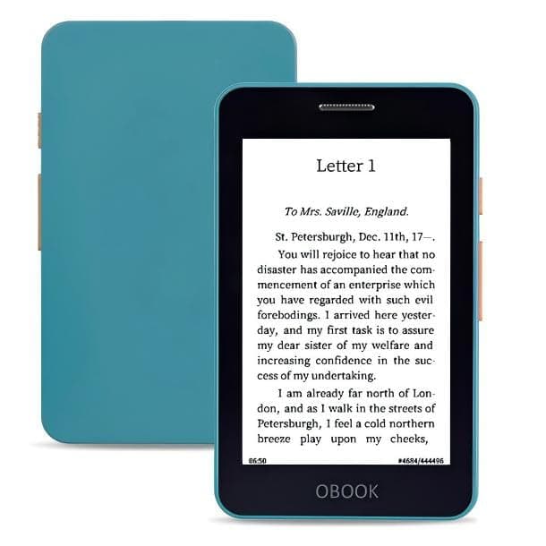 OBOOK5 eBook Readers, 4.26" Glare-Free Display, 32G, Fast Page Turns, Adjusting Front Light, Weeks of Battery Life, Audiobooks, WiFi, Pocket eReader