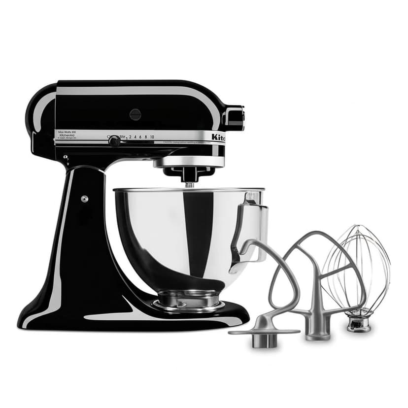 Kitchen Aid Tilt-Head Stand Mixer 4.5 Quart KSM85PBOB, Onyx Black