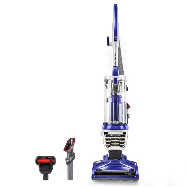 Kenmore DU5080 Bagless Upright Vacuum Lift Cleaner 2-Motor Power Suction with HEPA Filter, 3-in-1 Combination Tool, Pet Handi-Mate for Carpet, Hard Floor, Navy, 2 Liters