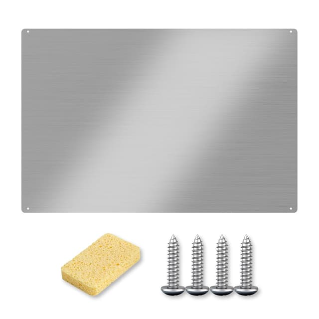 VENFAN 12"x29.5" Stainless Steel Backsplash - Ultra Flat & Easy to Clean, Protect Wall from Splash & Stain - Kitchen Stove Backsplash Panel for Oven & Range Hood with Pre-Drilled Holes