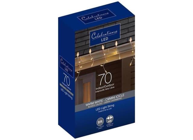 Celebrations LED Light 9' WW 70CT