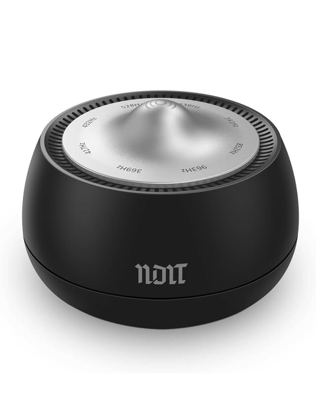 Portable Electronic Tibetan Singing Bowl, 8 Healing Frequencies (396-963Hz), Auto/Manual Mode, Vibration & Timer - USB-C Rechargeable Meditation Device for Yoga, Relaxation, Reiki, Best Gift Choice