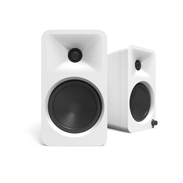 Kanto ORA4 140W Powered Reference Speakers with Bluetooth 5.0 and USB-C Input | 4” Woofers with Deep Bass Extension | Bi-Amplified | 80 Hz Automatic Crossover | Reference Quality Sound | Pair | White