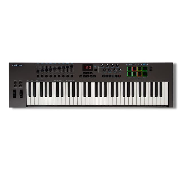 Nektar Impact LX61+ Keyboard Controller, MultiColored,Dark Grey