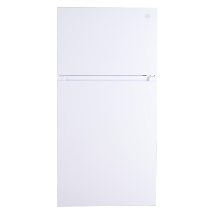 Kenmore 33 in. 20.5 cu. ft. Capacity Refrigerator/Freezer with Full-Width Adjustable Glass Shelving, Humidity Control Crispers, ENERGY STAR Certified, White