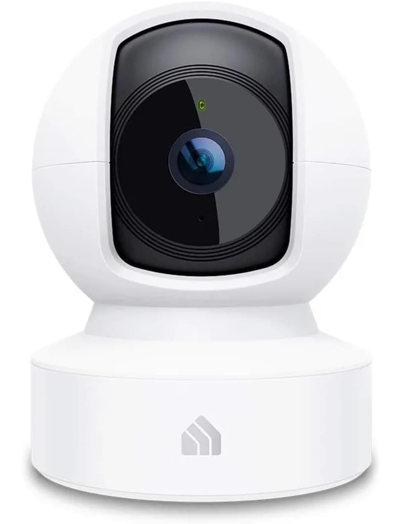 Kasa 1080p Indoor Pan/Tilt Wired Security Camera - Works as a Baby & Pet Monitor, Motion Detection & Tracking, 2-Way Audio, Night Vision, Subscription-Free Local Storage or Optional Cloud, EC70