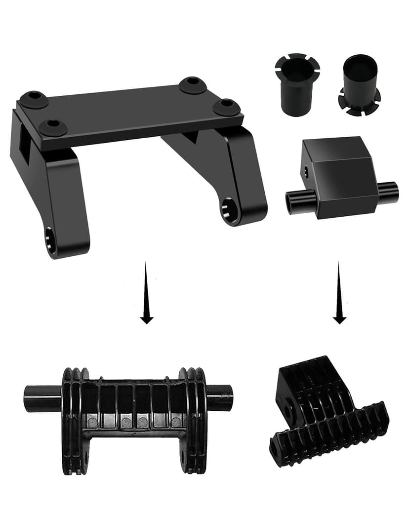 Metal Drive Toggle and Clevis Mount Fits for La-Z-Boy LazyBoy Power Recliners Chair, Upgraded Replacement Parts Black