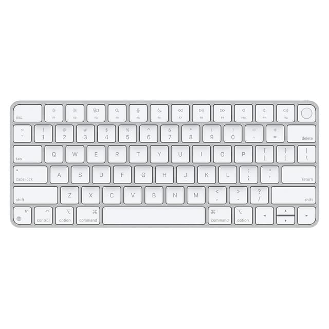Apple Magic Keyboard with Touch ID for Mac Models with Apple Silicon (QWERTY English) Silver (Renewed)