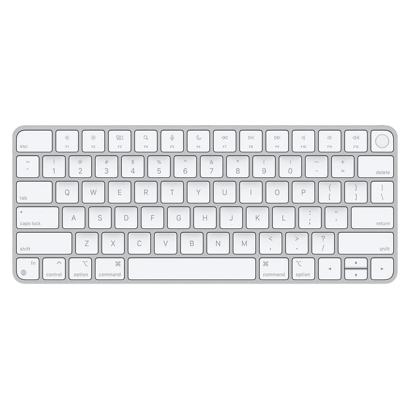 Apple Magic Keyboard with Touch ID for Mac Models with Apple Silicon (QWERTY English) Silver (Renewed)