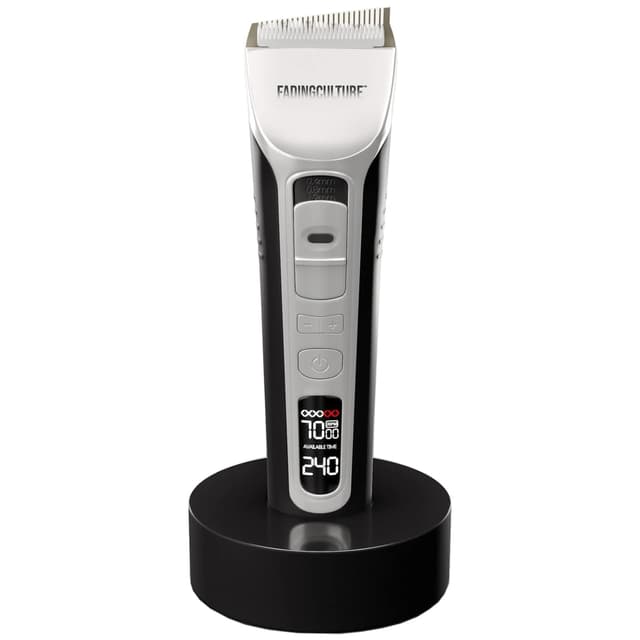 Fadify 2.0 Cordless Hair Clipper with Precision Guards, Hair Trimmer for Professional Home Use, Ceramic Blades, Rechargeable Battery & LED Display, Beard Trimmer, Eco-Friendly Design