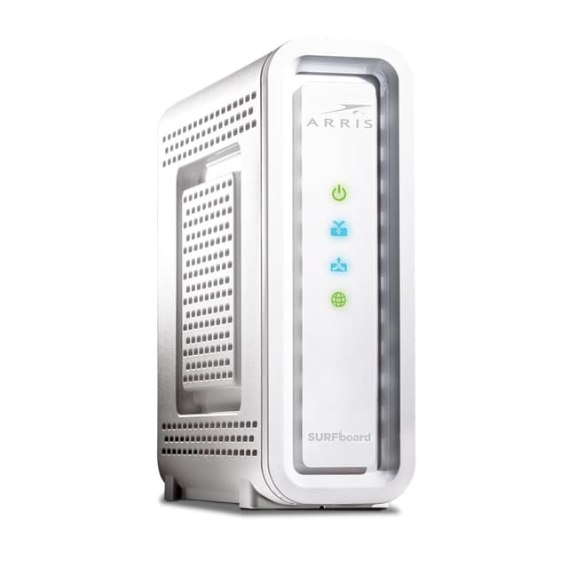 ARRIS (SB6190-RB) - Cable Modem - DOCSIS 3.0 32x8 Gigabit Modem, [Check with your provider for compatibility]1 Gbps Port, 800 Mbps Max Speed, 2 Year Warranty -Renewed