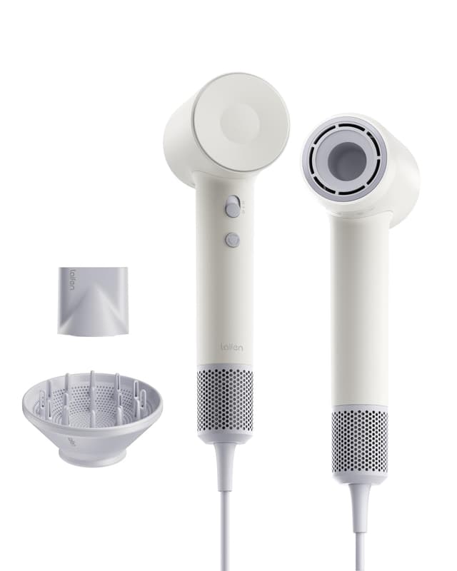 Laifen Hair Dryer SE 2, 200 Million Negative Ionic Blow Dryer with Child Mode and 108,000 RPM Brushless Motor, 1400W Powerful Fast Drying High-Speed Low Noise Hairdryer with Magnetic Attachments