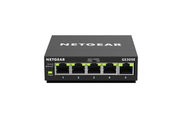 NETGEAR 5-Port Gigabit Ethernet Easy Smart Managed Essentials Switch GS305E - Desktop or Wall Mount, Home Network Hub, Office Ethernet Splitter