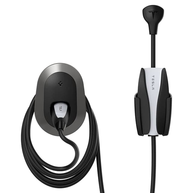 Spigen Bespoke All-in-One Cable Organizer Wall Mount Designed for All Tesla Mobile Charger Cable [Model 3/Y/X/S 2025/2024/2023/2022] - Dark Silver