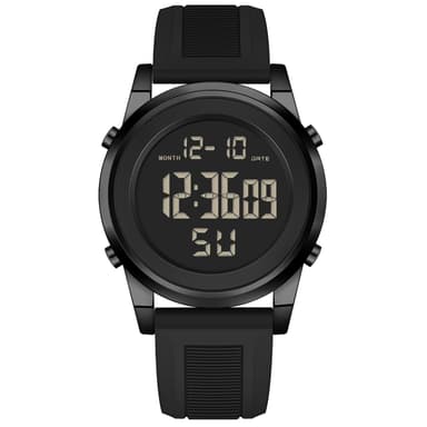 MONDISOLT Military Silver Waterproof Sports Wrist Watches for Men Digital Tactical Mens Sport Watches Waterproof Military
