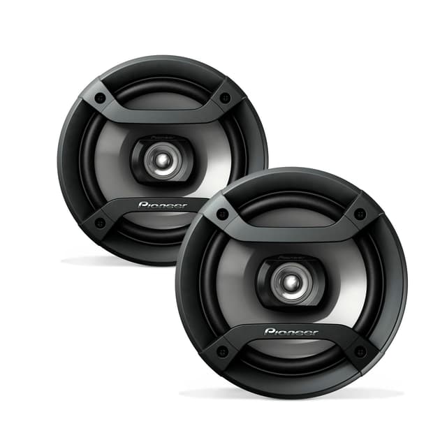 PIONEER F-Series TS-F1634R 6.5” 2-Way Speakers (Pair) – 200W Max, Balanced Sound + Smooth Treble, Great Stock Replacement, High-Efficiency Speaker Designed for OEM Power