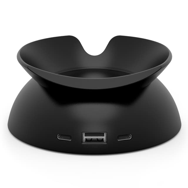 Made for Amazon Stand with USB-C and USB-A Charging Ports for Echo Spot (2024 Release)