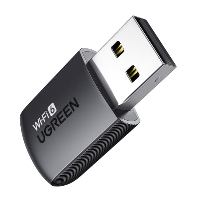 UGREEN WiFi Adapter for Desktop PC, AX900 USB WiFi 6 Adapter with 5GHz/2.4GHz Dual Band, Built-in Driver for Windows 10/11