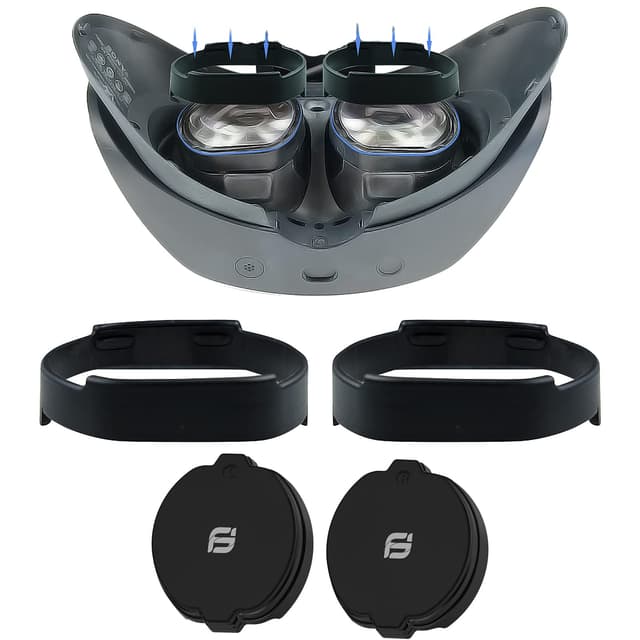 Glasses Spacer Protector for VR 2 Glasses Lens Insert Anti-Scratch Ring Magnetic Glasses Bumper Protect Myopia Glasses from Scratching With Lens Protector Cover Fit for VR2