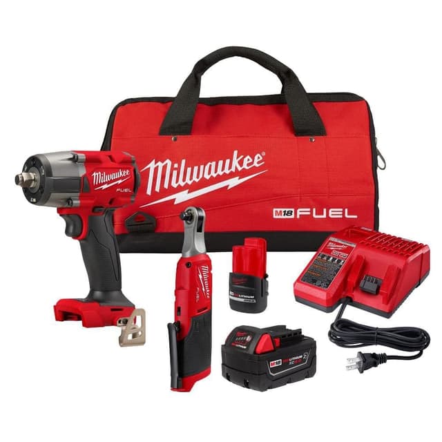 Milwaukee Electric - M18 Fuel and M12 Fuel 2-Tool Combo KIT