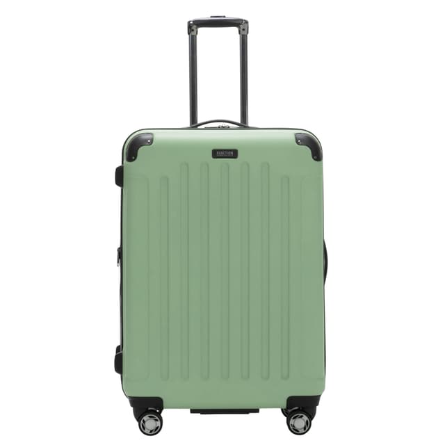 Kenneth Cole REACTION Renegade Luggage Expandable 8-Wheel Spinner Lightweight Hardside Suitcase, Seafoam, 28-Inch Checked