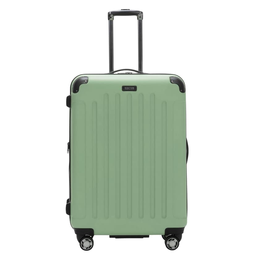 Kenneth Cole REACTION Renegade Luggage Expandable 8-Wheel Spinner Lightweight Hardside Suitcase, Seafoam, 28-Inch Checked