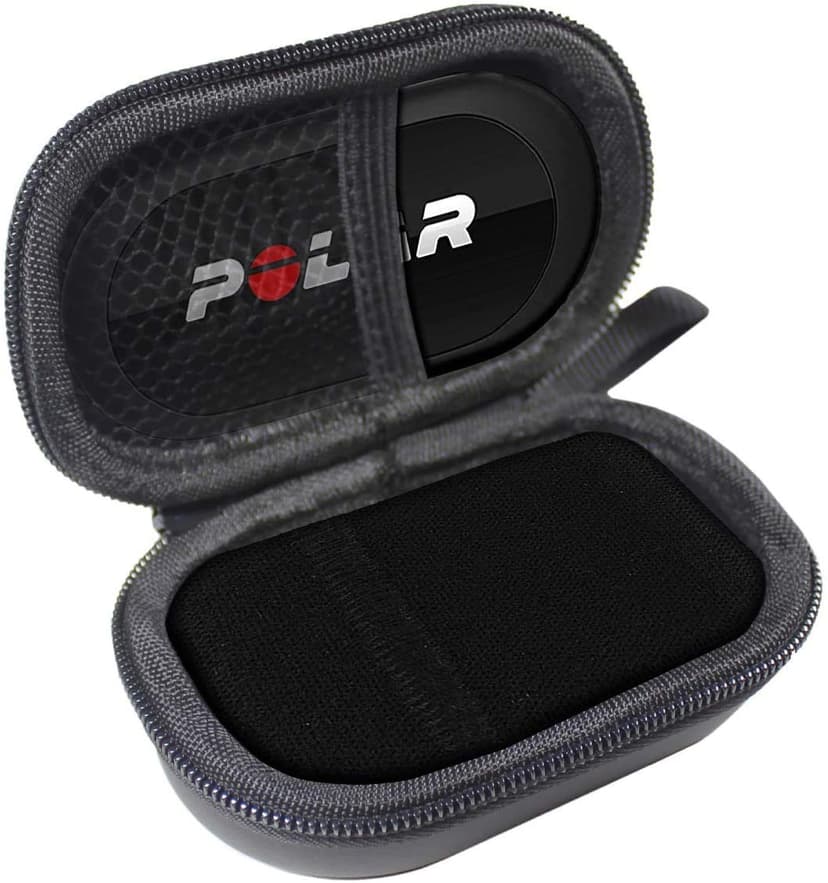 TUDIA EVA Empty Case for Heart Rate Monitor with Chest Strap Compatible with Polar H10, Zacurate Pro Series 500DL, 500BL Fingertip Pulse Oximeter Blood Oxygen Saturation Monitor[Case ONLY]