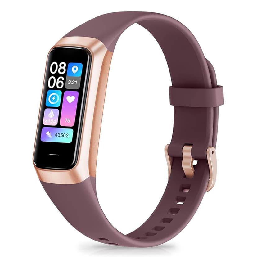 APPBYER Fitness Tracker with 24/7 Heart Rate, Blood Oxygen Blood Pressure Sleep Monitor, Activity Trackers 6 ATM Waterproof,Step Calorie Counter Pedometer Health Smart Watch for Women Men