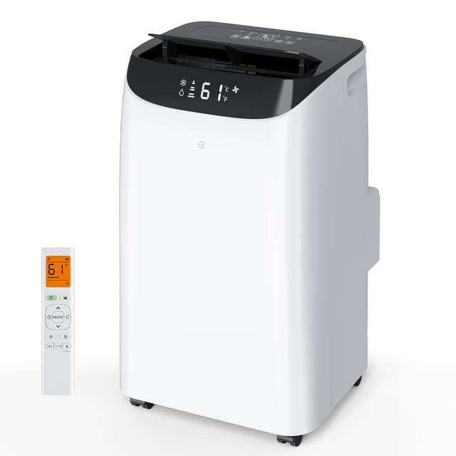 Humhold Inverter 16000BTU Portable Air Conditioners with Remote, Free Stand Cooling Portable AC Unit for Room up to 800 sq.ft, with Dehumidifier & Fan, Dual Hose, Quiet Sleep Mode(45dB), Windows Kit