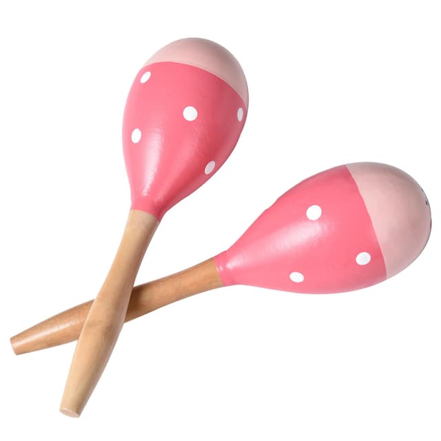 Maracas for Adults Kids Babies, Wooden Maracas Shaker Musical Instrument