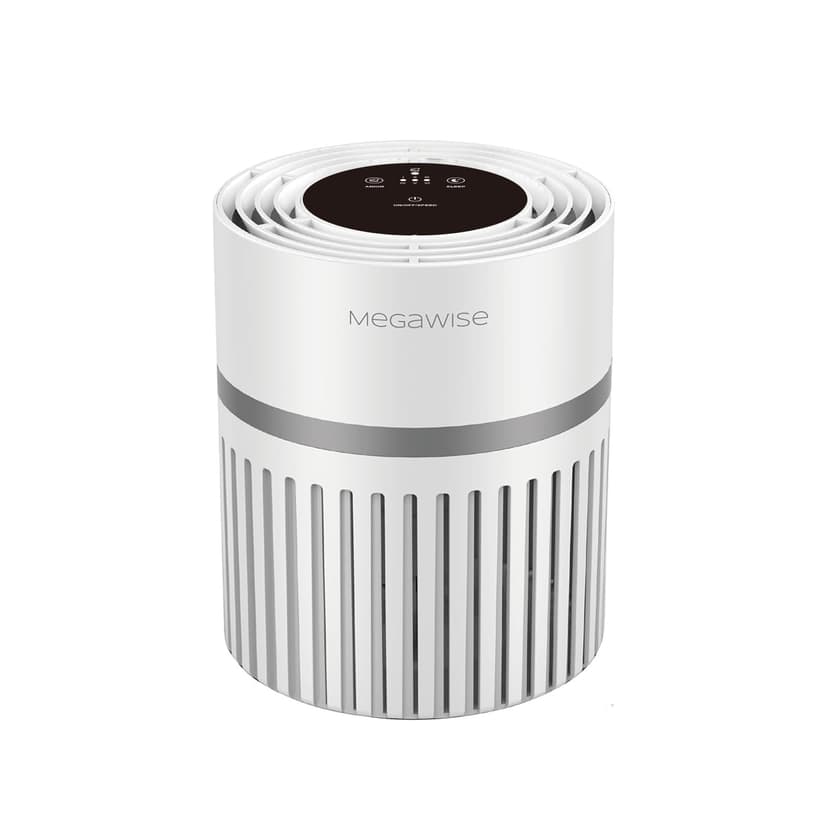 MEGAWISE Air Purifier for Large Rooms, Home, Pets, Bedrooms, Up To 1076 ft² H13 True HEPA Filter, 25db Filtration System Cleaner Odor Eliminators, Remove 99.97% Dust Smoke VOCs