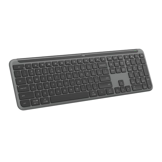 Logitech Signature Slim K950 Wireless Keyboard, Sleek Design, Switch Typing Between Devices, Quiet Typing, Bluetooth, Multi-OS, Windows, Mac, Chrome - Graphite