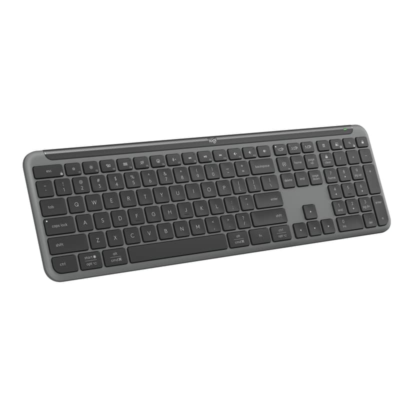 Logitech Signature Slim K950 Wireless Keyboard, Sleek Design, Switch Typing Between Devices, Quiet Typing, Bluetooth, Multi-OS, Windows, Mac, Chrome - Graphite