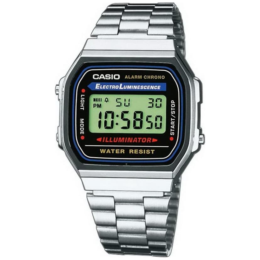 Casio Men's Vintage A168WA-1 Electro Luminescence Watch