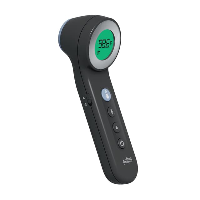 Braun Sensian 7 Forehead 3-in-1 Non-Contact Thermometer, Age Precision Technology, Color-Coded Digital Display, Baby and Child Friendly, No.1 Brand Recommended by Pediatricians