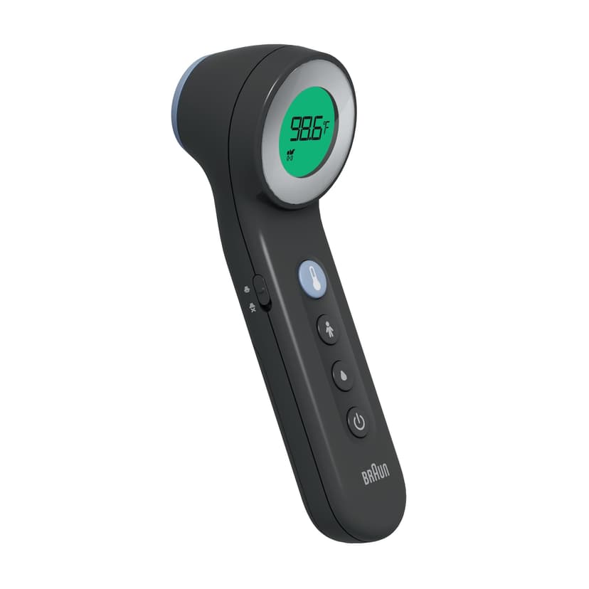 Braun Sensian 7 Forehead 3-in-1 Non-Contact Thermometer, Age Precision Technology, Color-Coded Digital Display, Baby and Child Friendly, No.1 Brand Recommended by Pediatricians