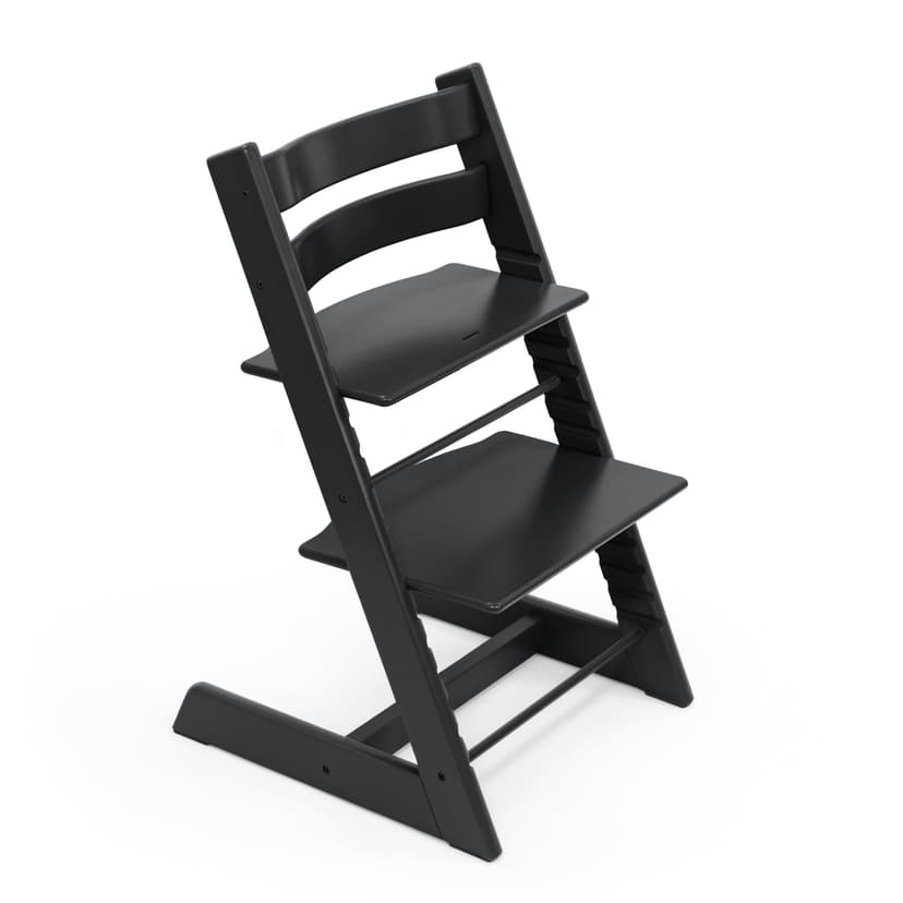 Tripp Trapp Chair from Stokke, Black - Adjustable, Convertible Chair for Toddlers, Children & Adults - Convenient, Comfortable & Ergonomic - Classic Design