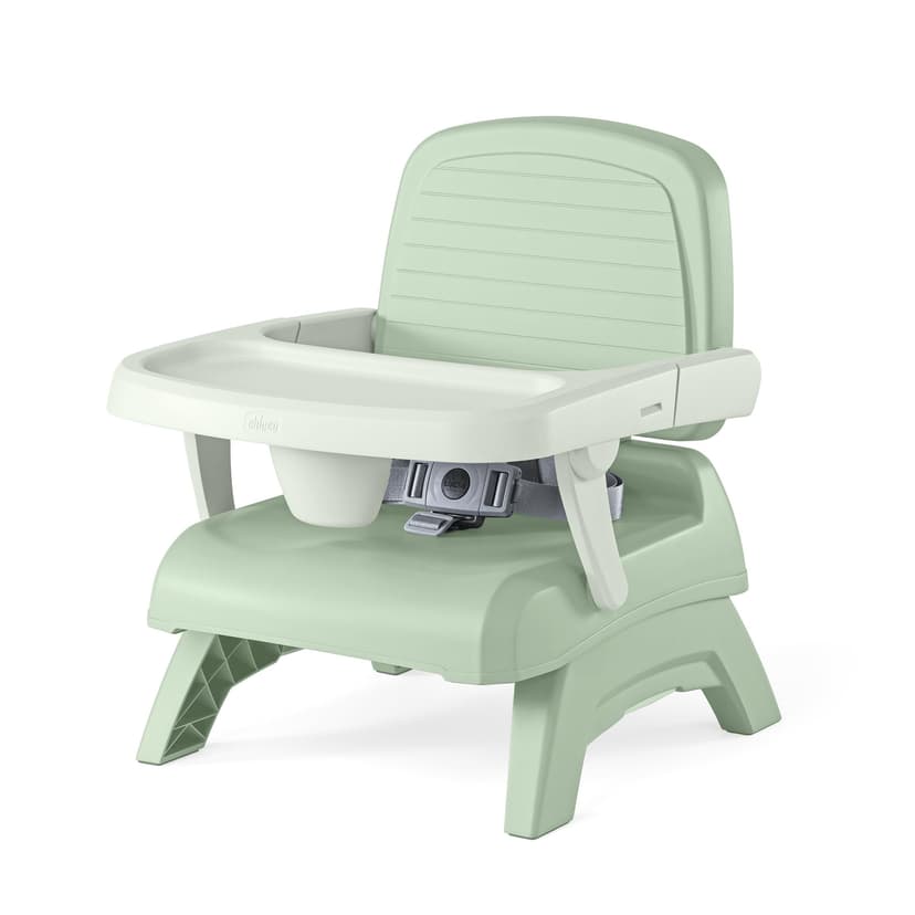 Chicco Bento Booster 3-in-1 Portable Booster Seat for Table, Feeding Seat and Toddler Chair for Babies and Toddlers, for Children up to 50 lbs., Lightweight, Compact Fold | Sage/Green