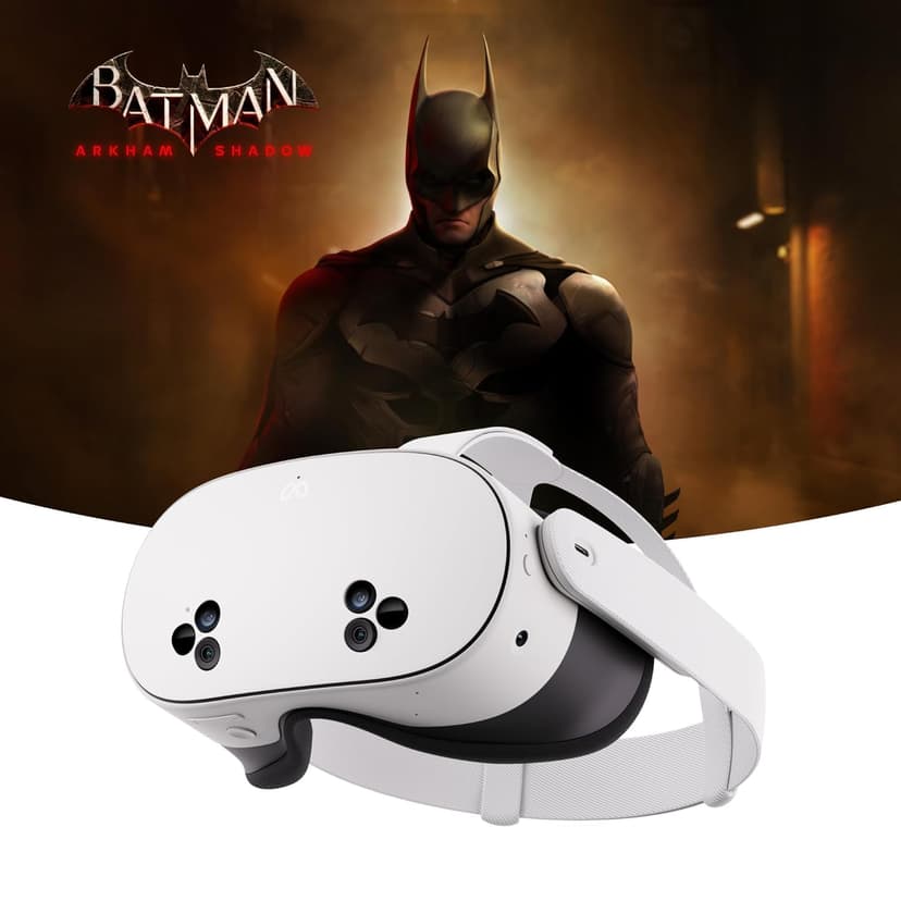 Meta Quest 3S 128GB — Get Batman: Arkham Shadow and a 3-Month Trial of Meta Horizon+ Included — All-in-One Headset