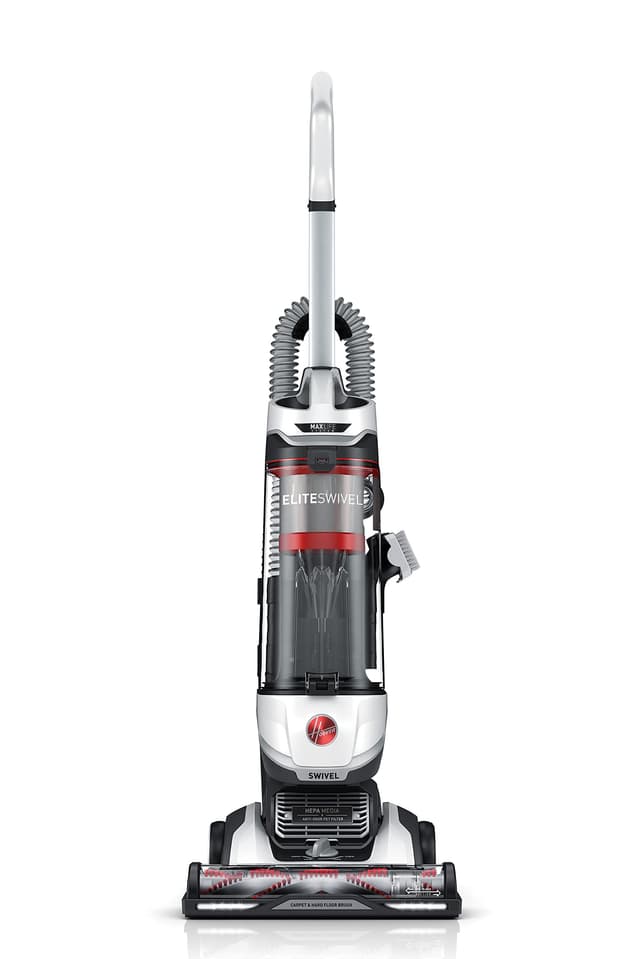 Hoover MaxLife Elite Swivel Vacuum Cleaner, Bagless Upright Vac, HEPA Media Filtration, MaxLife System, WindTunnel Technology, Corded Vacuum Cleaners for Home Use