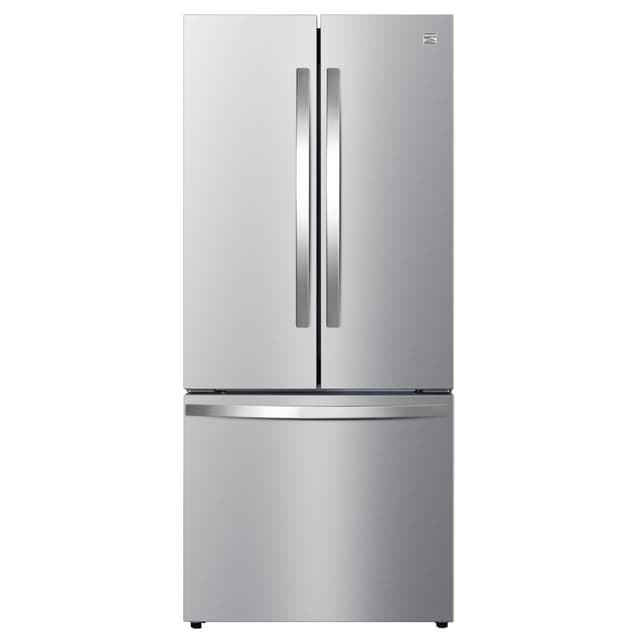 Kenmore 4675525 30' French Door Refrigerator with Freezer - Accela Chill, Ice Maker, Adjustable Glass Shelves, ENERGY STAR Certified, 17.5 cu. ft. Capacity - Fingerprint Resistant Stainless Steel