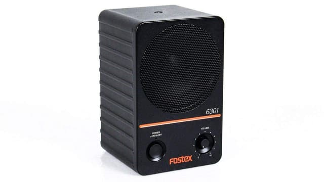 Fostex 6301NE Powered Active Monitor (Single), Electronically Balanced, Black