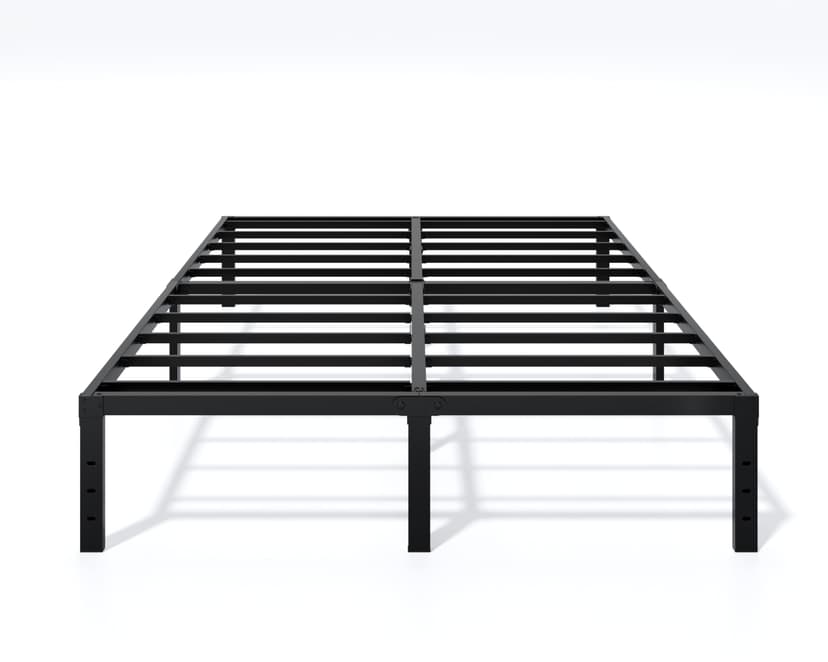 LUMUNANCE Metal Bed Frame Full Size - 14 Inch Heavy-Duty Full Platform Bed Frame No Box Spring Needed, Easy Assembly, Noise-Free, Sturdy Mattress Foundation, Underbed Storage Space