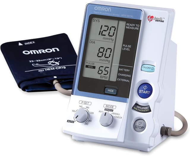 OMRON IntelliSense Professional Digital Blood Pressure Monitor for Clinical Use & Upper Arm Blood Pressure Cuffs - #1 Doctor & Pharmacist Recommended Brand - Clinically Validated